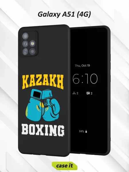 Case it Чехол на Samsung A51 4Gс принтом Казахстан бокс