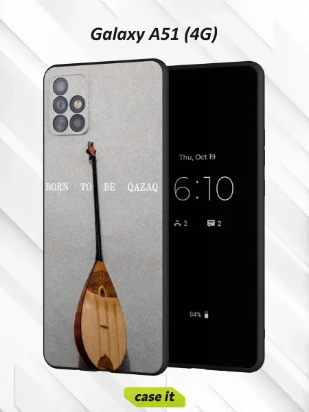 Case it Чехол на Samsung A51 4Gс принтом Домра