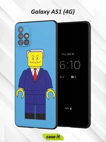 Case it Чехол на Samsung A51 4Gс принтом Лего