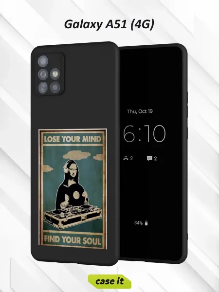 Case it Чехол на Samsung A51 4Gс принтом Мона Лиза