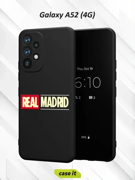Case it Чехол на Samsung A52 4Gс принтом Real Madrid FK