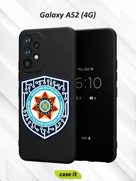 Case it Чехол на Samsung A52 4Gс принтом Логотип Казахстан