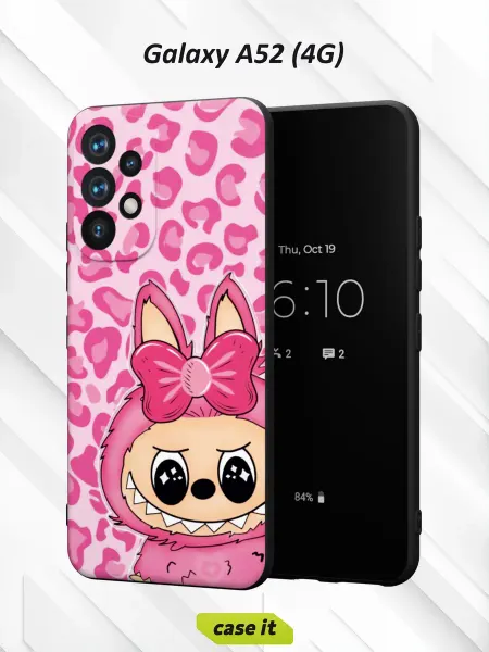 Case it Чехол на Samsung A52 4Gс принтом Лабубу
