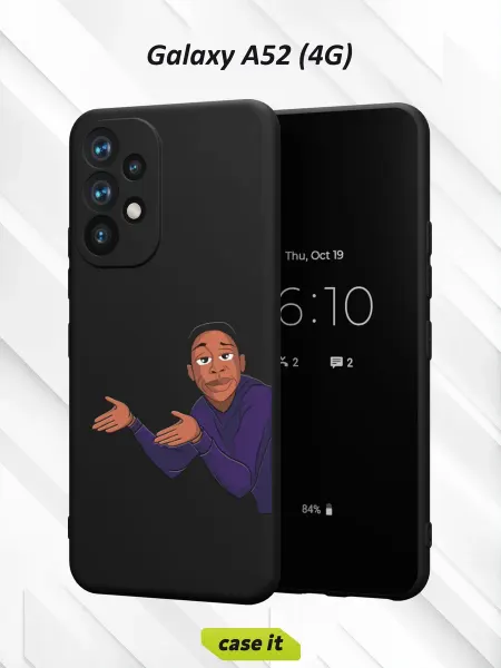 Case it Чехол на Samsung A52 4Gс принтом Хаби Лейма