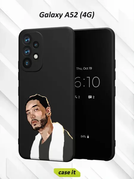 Case it Чехол на Samsung A52 4Gс принтом Скриптонит