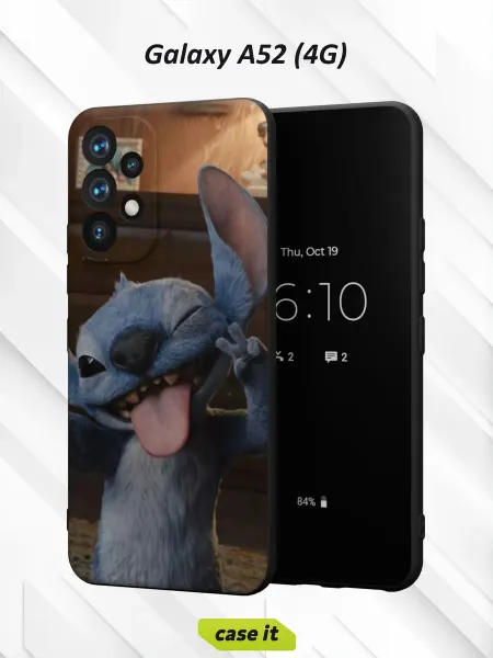Case it Чехол на Samsung A52 4Gс принтом Стич