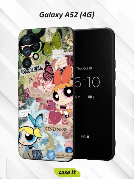 Case it Чехол на Samsung A52 4Gс принтом Суперкрошки