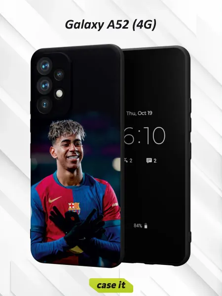 Case it Чехол на Samsung A52 4Gс принтом Футболист