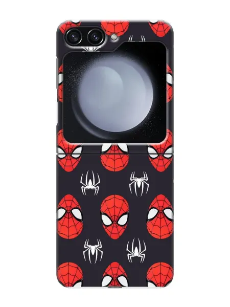 Case Face Чехол на Samsung Galaxy Z Flip 5 Человек паук голова