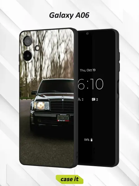 Case it Чехол на Samsung A06 с принтом Mercedes-Benz 500 E