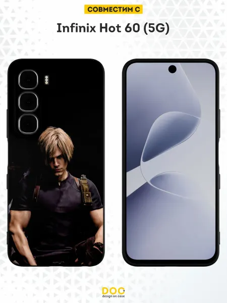 DesignOnCase Чехол на Infinix Hot 60 (5G) с принтом Леон