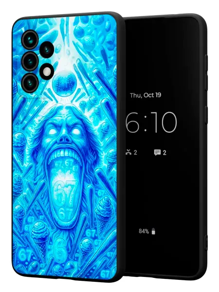 PBl store Чехол на Samsung A73 5G с принтом six seven 67