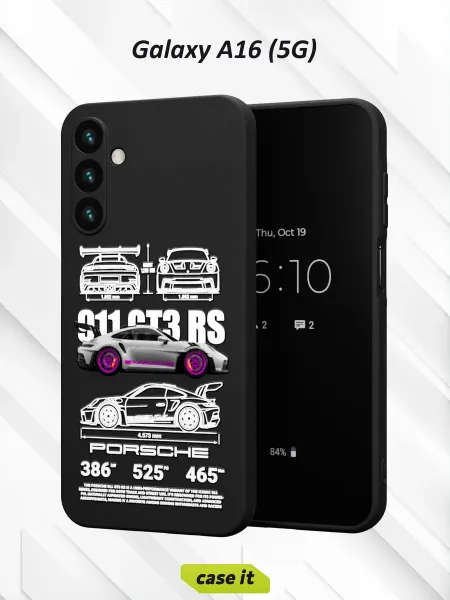 Case it Чехол на Samsung A16 (5G)с принтом Porsche 911