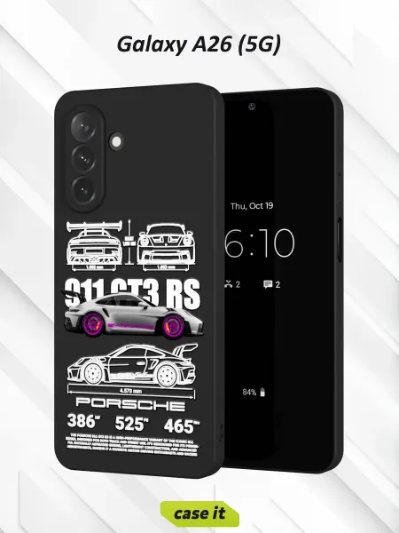 Case it Чехол на Samsung A26 (5G)с принтом Porsche 911