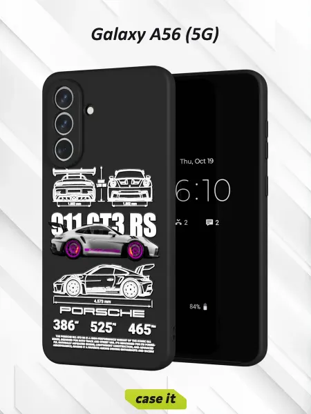Case it Чехол на Samsung A56 (5G)с принтом Porsche 911