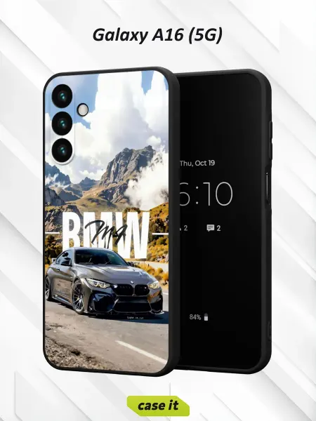 Case it Чехол на Samsung A16 (5G)с принтом BMW M4 (F82)