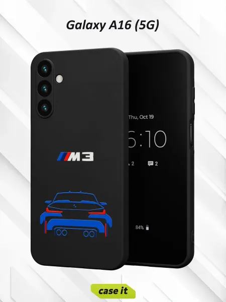 Case it Чехол на Samsung A16 (5G) с принтом BMW M3 в кузове G80