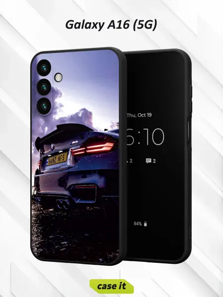Case it Чехол на Samsung A16 (5G) с принтом Бампер BMW