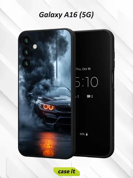Case it Чехол на Samsung A16 (5G) с принтом BMW в дыму