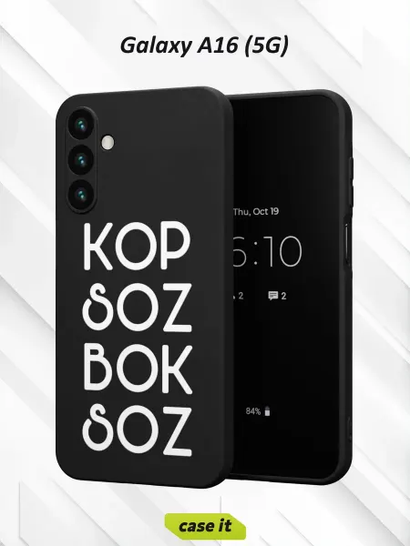 Case it Чехол на Samsung A16 (5G)с принтом Kop soz bok soz