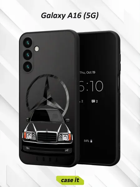 Case it Чехол на Samsung A16 (5G) принт Mercedes-Benz E-Class W124