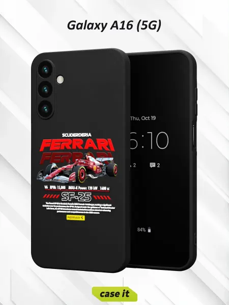 Case it Чехол на Samsung A16 (5G)с принтом Ferrari SF-25