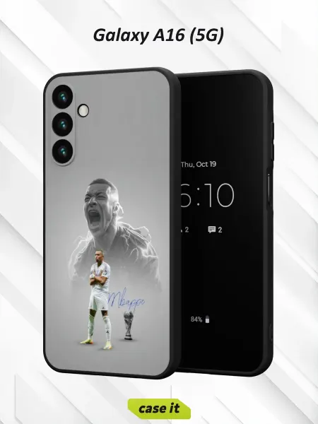 Case it Чехол на Samsung A16 (5G) с принтом Kylian Mbappe Real