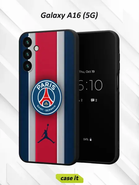 Case it Чехол на Samsung A16 (5G) с принтом Paris Saint-Germain