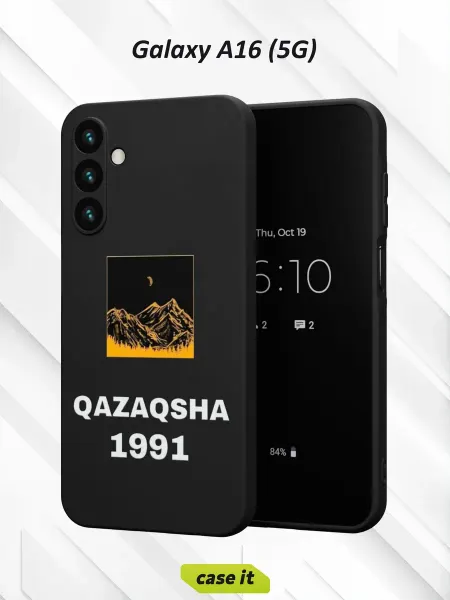 Case it Чехол на Samsung A16 (5G)с принтом QAZAQSHA