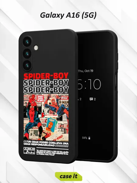 Case it Чехол на Samsung A16 (5G)с принтом SPIDER-BOY