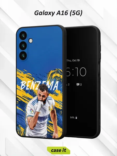 Case it Чехол на Samsung A16 (5G) с принтом Карим Бензема Реал
