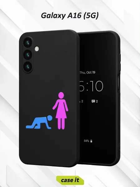 Case it Чехол на Samsung A16 (5G)с принтом Мужчина и женщина
