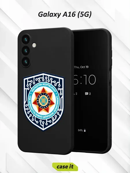 Case it Чехол на Samsung A16 (5G)с принтом Логотип Казахстан