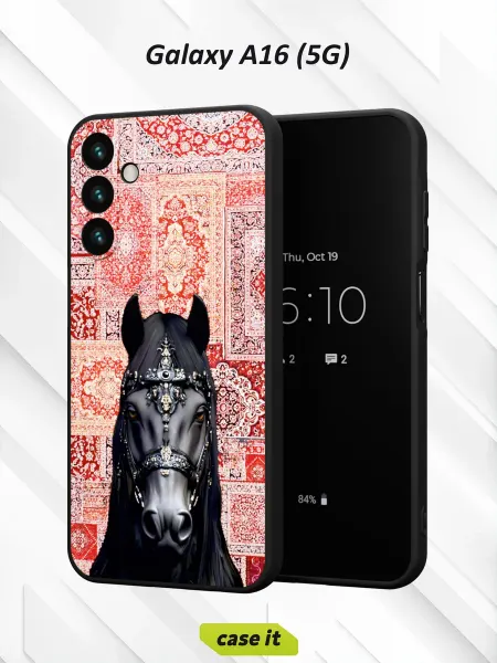 Case it Чехол на Samsung A16 (5G)с принтом лошадь на ковре