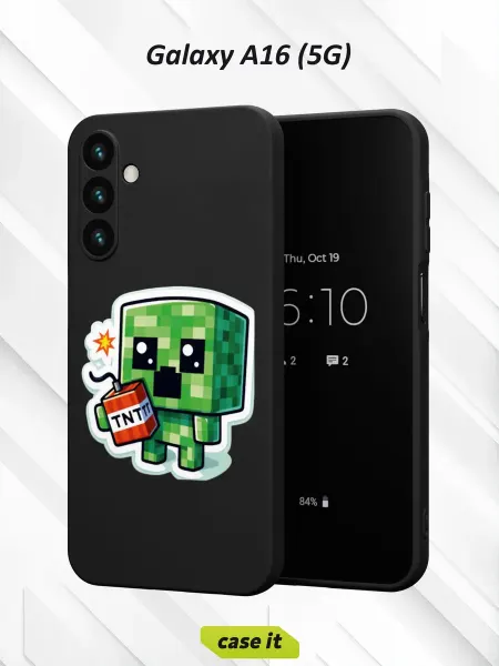 Case it Чехол на Samsung A16 (5G)с принтом Майнкрафт