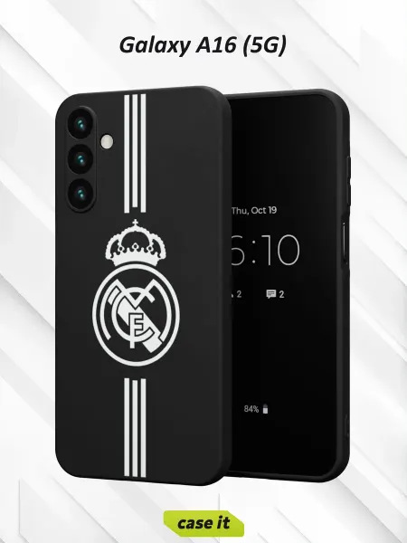 Case it Чехол на Samsung A16 (5G) с принтом ФК РЕАЛ ЧБ