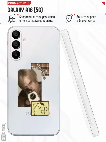 DACase Чехол на Samsung A16 5G с принтом Леон