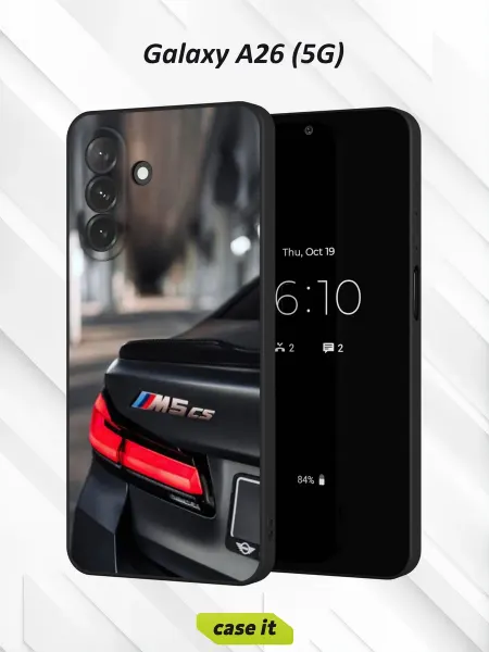 Case it Чехол на Samsung A26 (5G) с принтом BMW M5 CS car