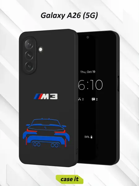 Case it Чехол на Samsung A26 (5G) с принтом BMW M3 в кузове G80