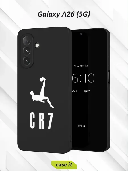 Case it Чехол на Samsung A26 (5G) с принтом логотип бренда CR7