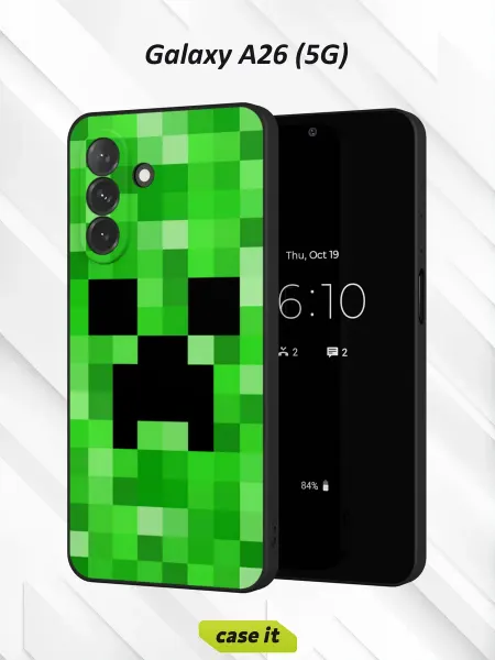 Case it Чехол на Samsung A26 (5G)с принтом Creeper