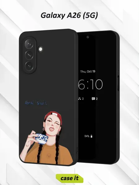 Case it Чехол на Samsung A26 (5G)с принтом Kazakh Girls