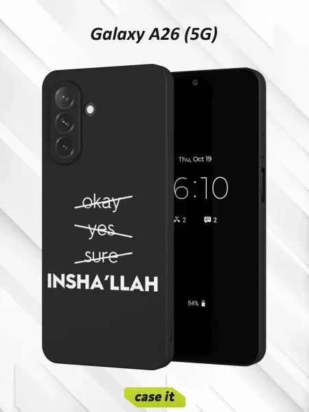 Case it Чехол на Samsung A26 (5G)с принтом Inshallah