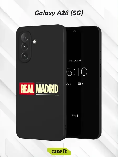 Case it Чехол на Samsung A26 (5G)с принтом Real Madrid FK