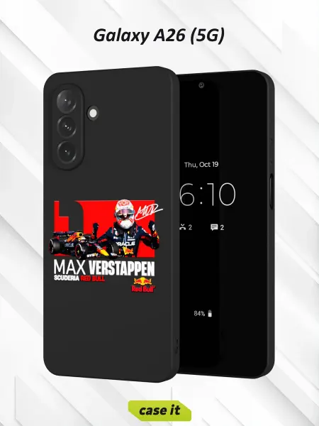 Case it Чехол на Samsung A26 (5G)с принтом Max Verstappen