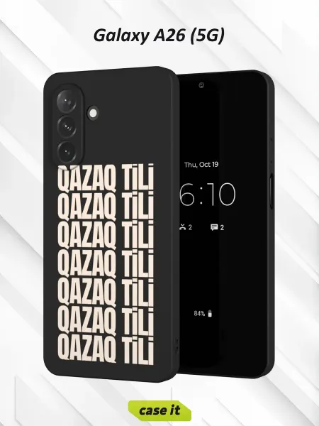 Case it Чехол на Samsung A26 (5G)с принтом QAZAQ TILI