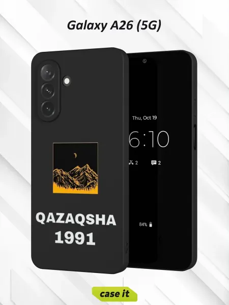 Case it Чехол на Samsung A26 (5G)с принтом QAZAQSHA