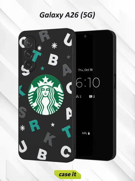 Case it Чехол на Samsung A26 (5G)с принтом Starbucks