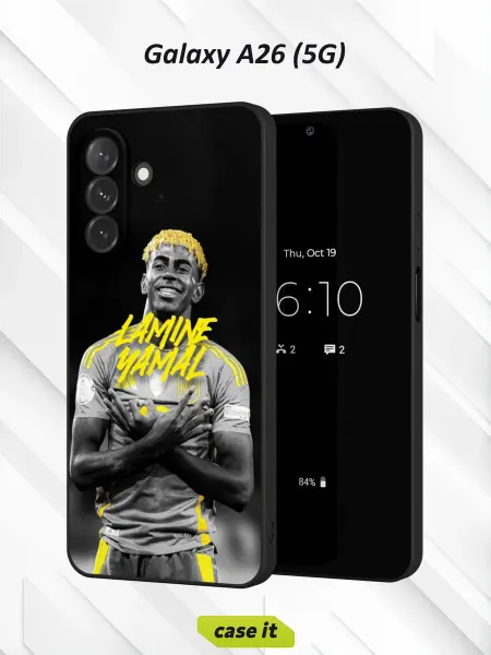 Case it Чехол на Samsung A26 (5G) с принтом Ламин Ямаль Барселона