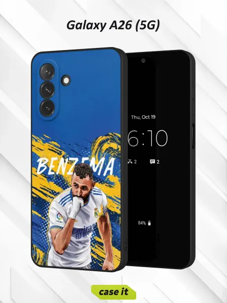 Case it Чехол на Samsung A26 (5G) с принтом Карим Бензема Реал